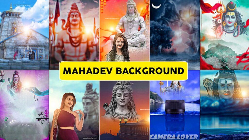 Photo Editing Background Mahadev