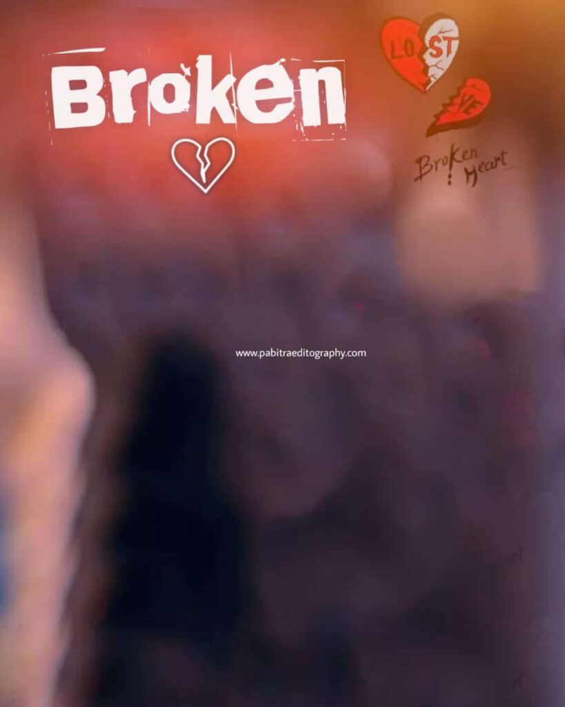 Image of Broken Heart Photo editing png
