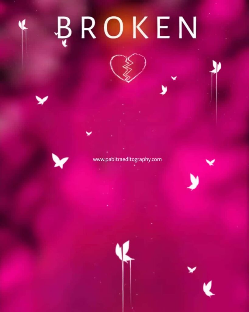 Image of Broken Heart Photo Editing Background HD