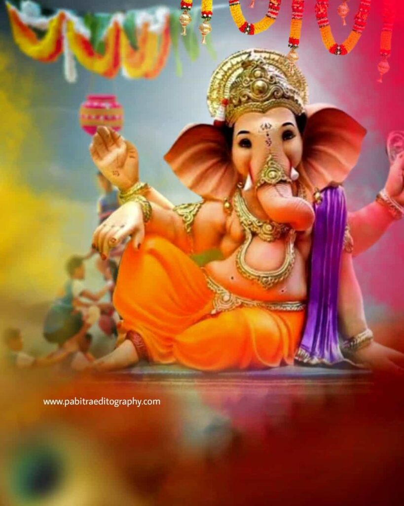 Ganesh Chaturthi Photo Editing Background Online Free - PABITRA EDITOGRAPHY  