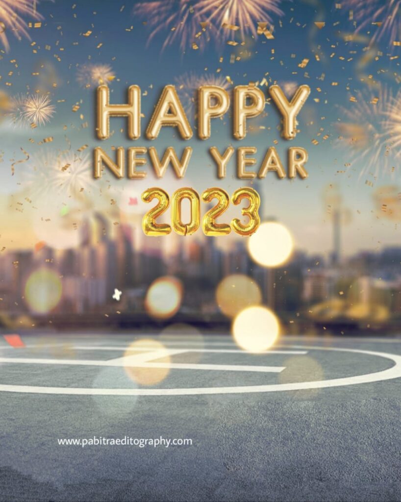 Happy New Year 2023 Photo Editing Background - PABITRA EDITOGRAPHY -  