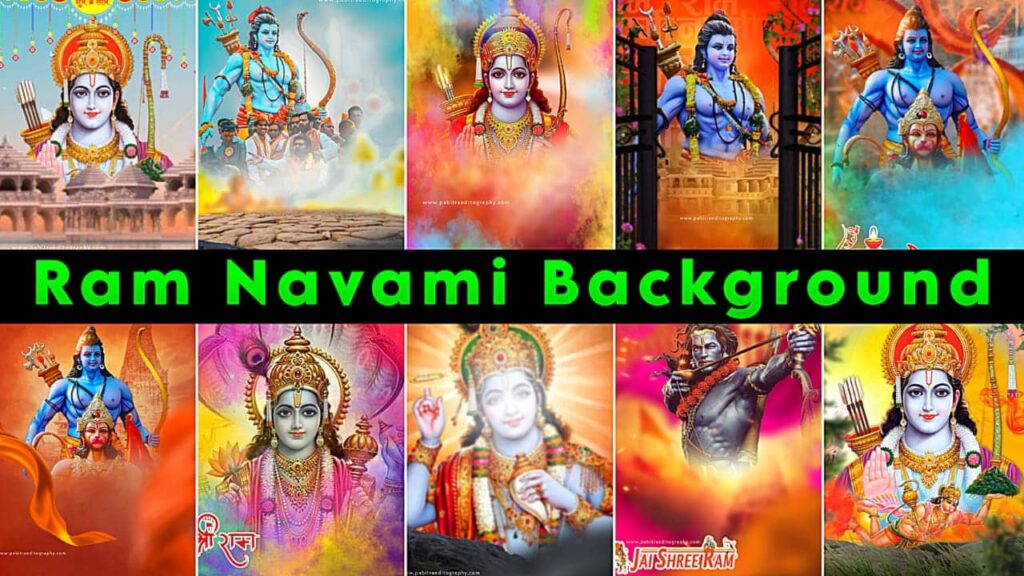 Ram Navami Photo Editing Background / banner / Wallpaper Download - PABITRA EDITOGRAPHY ram navami photo editing background