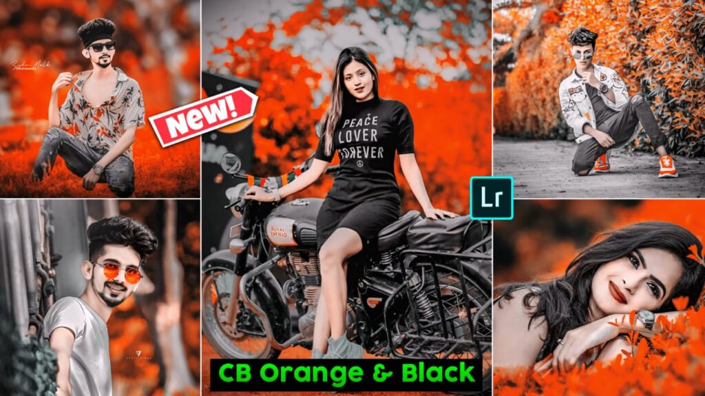 cb orange and black preset