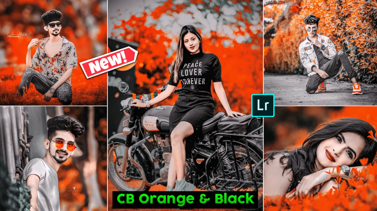 cb orange and black preset