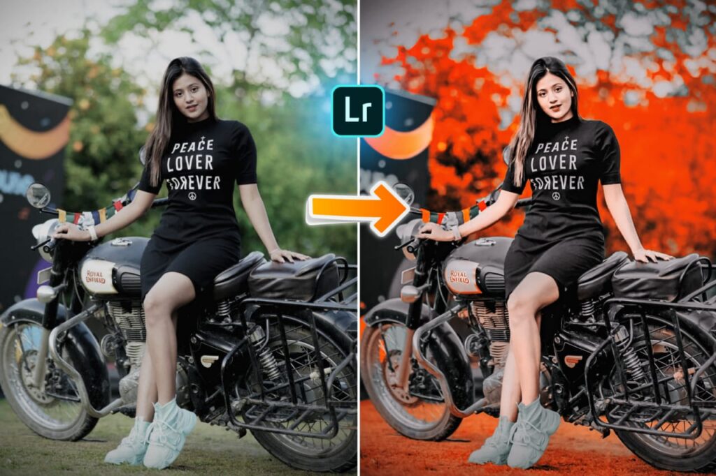 cb orange and black preset