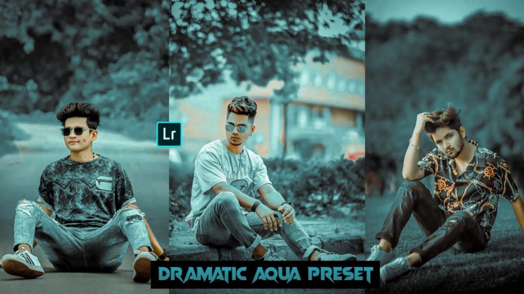 dramatic aqua lightroom preset