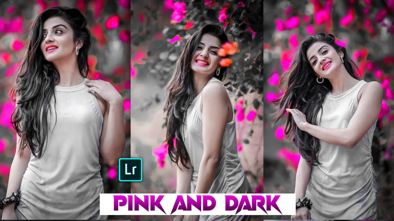 pink and black preset