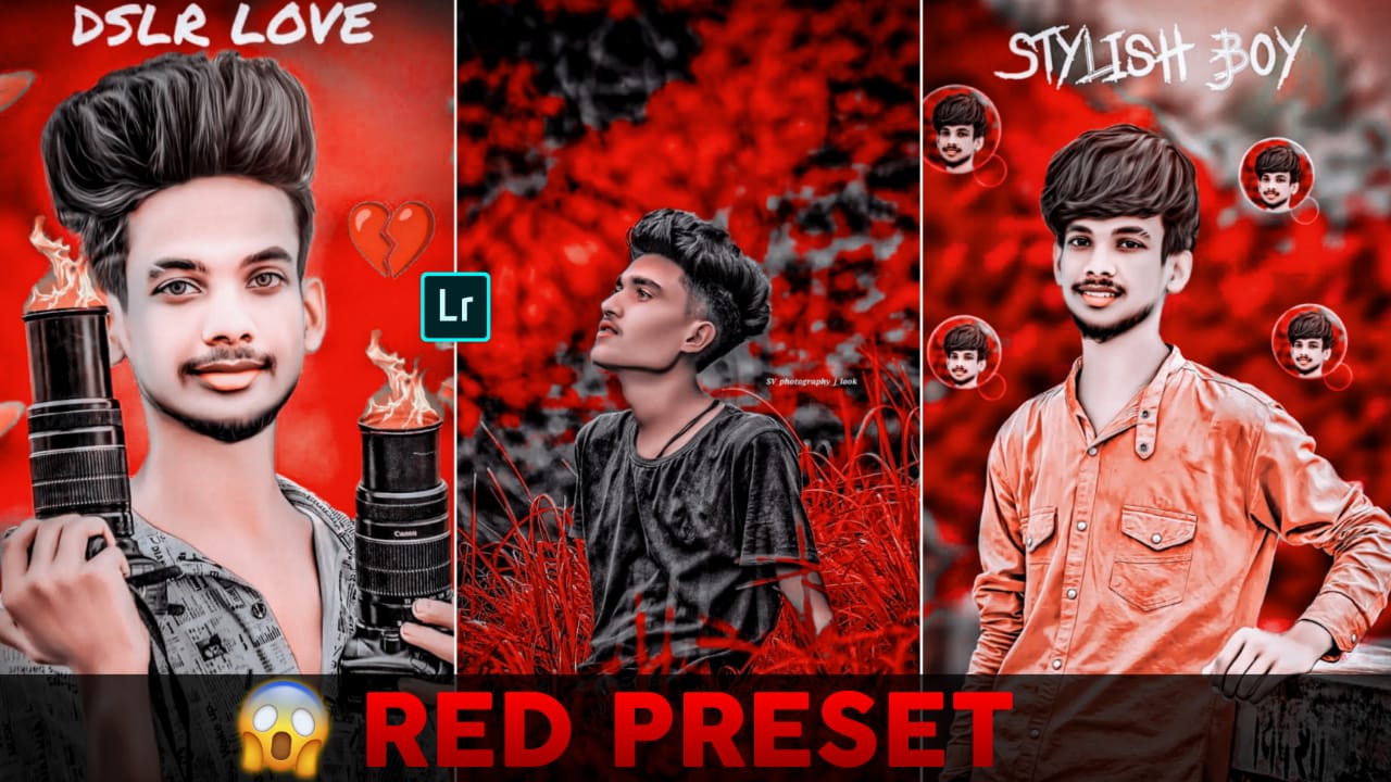 red presets for lightroom