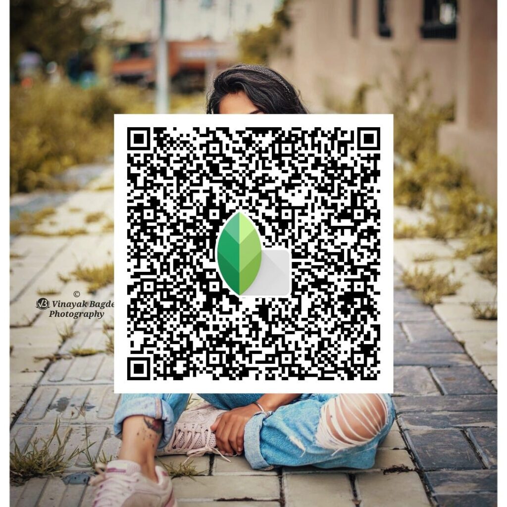 snapseed qr code scanner