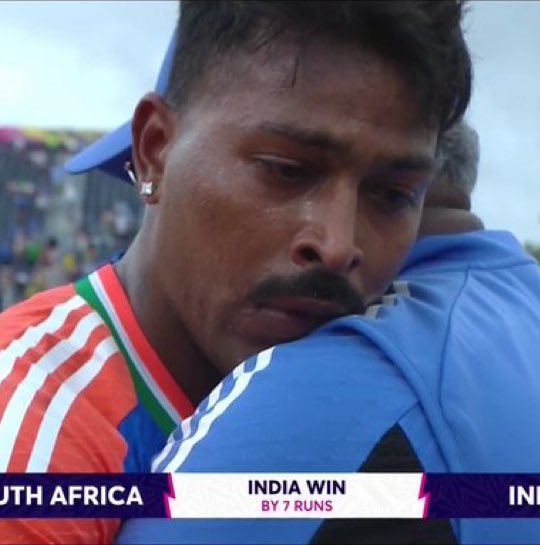 hardik pandya crying photos