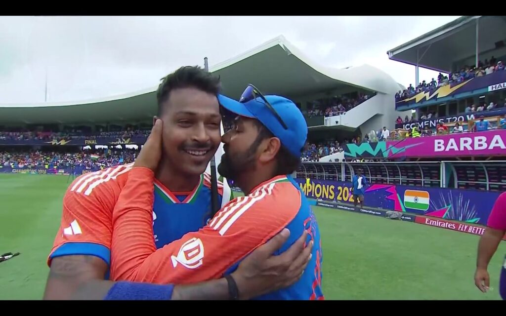 hardik pandya crying after the match