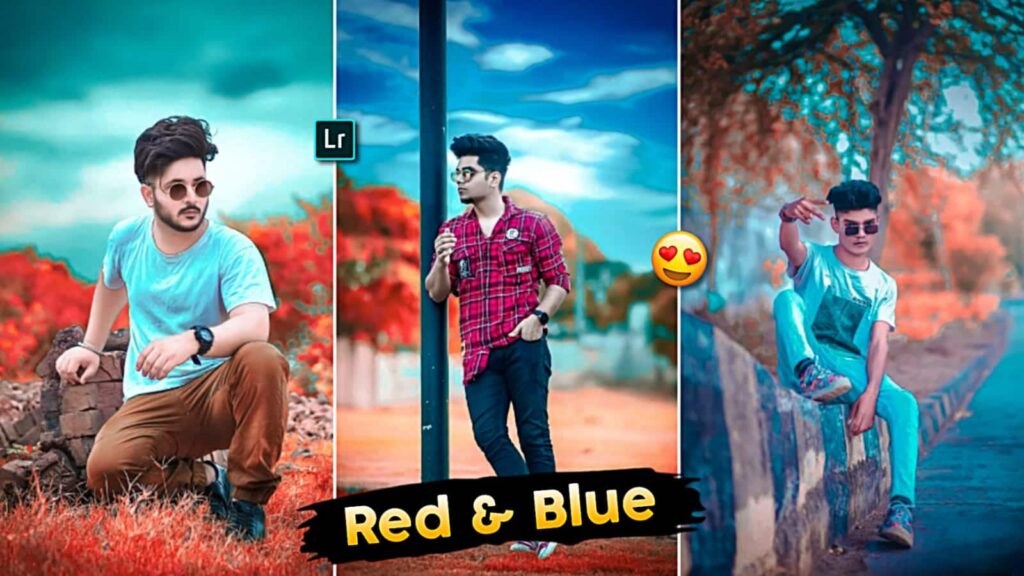 Red and Blue Preset Lightroom | New Presets for Lightroom Mobile 2022 - PABITRA EDITOGRAPHY red and blue preset