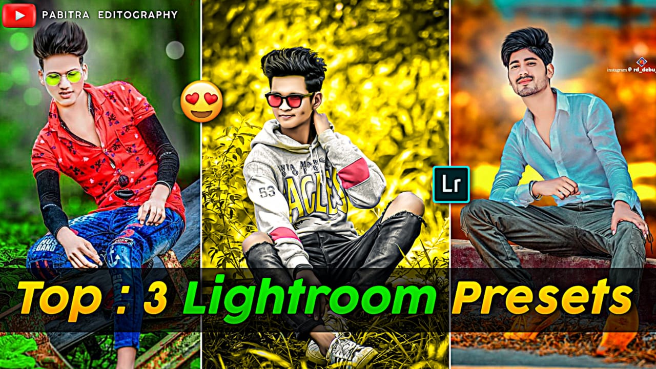 top 3 lightroom presets