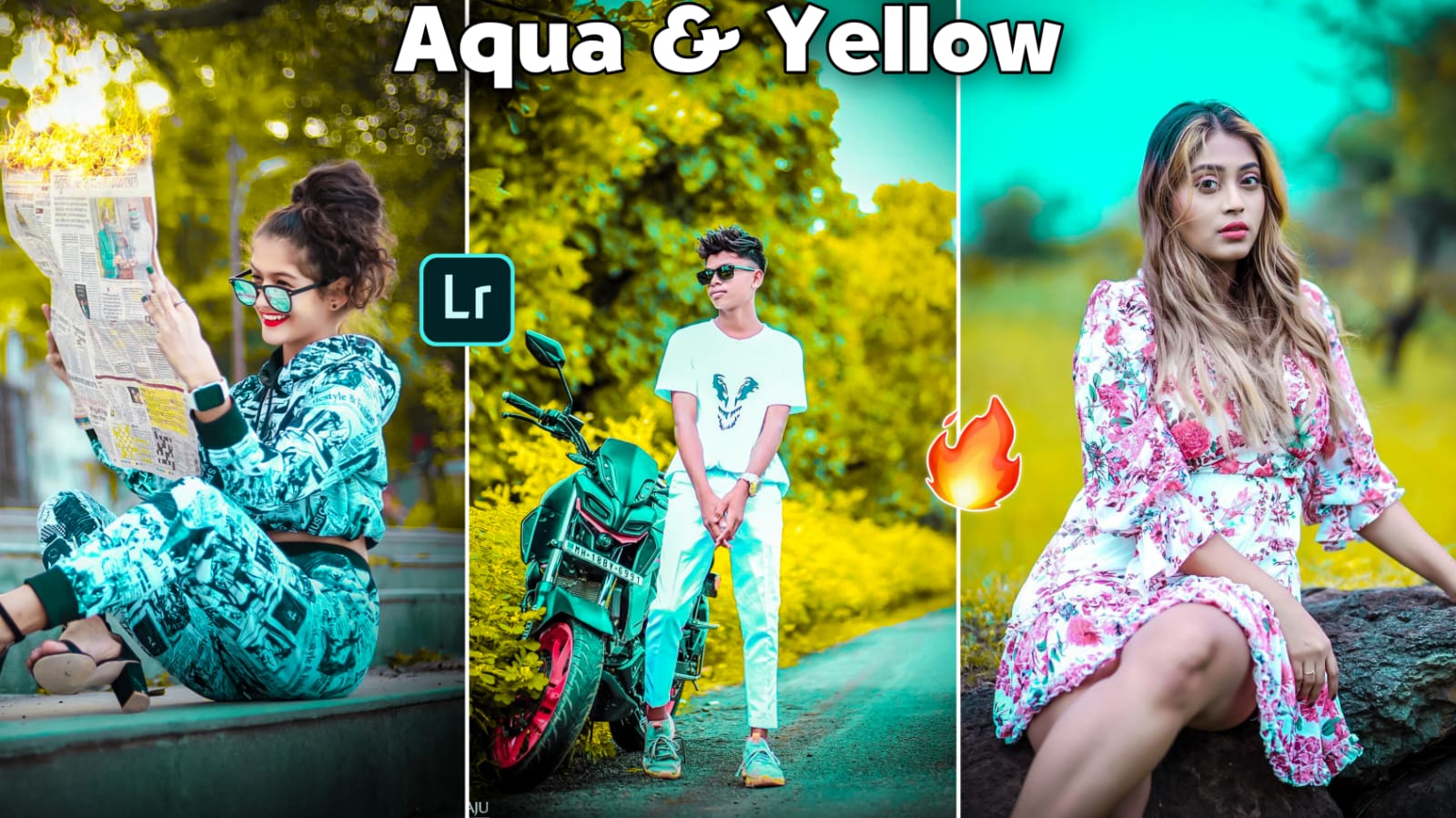 aqua and yellow preset download