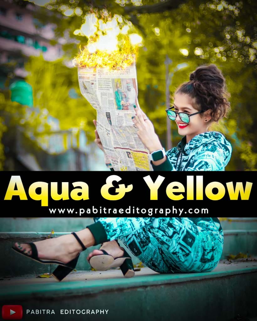 aqua and yellow preset download