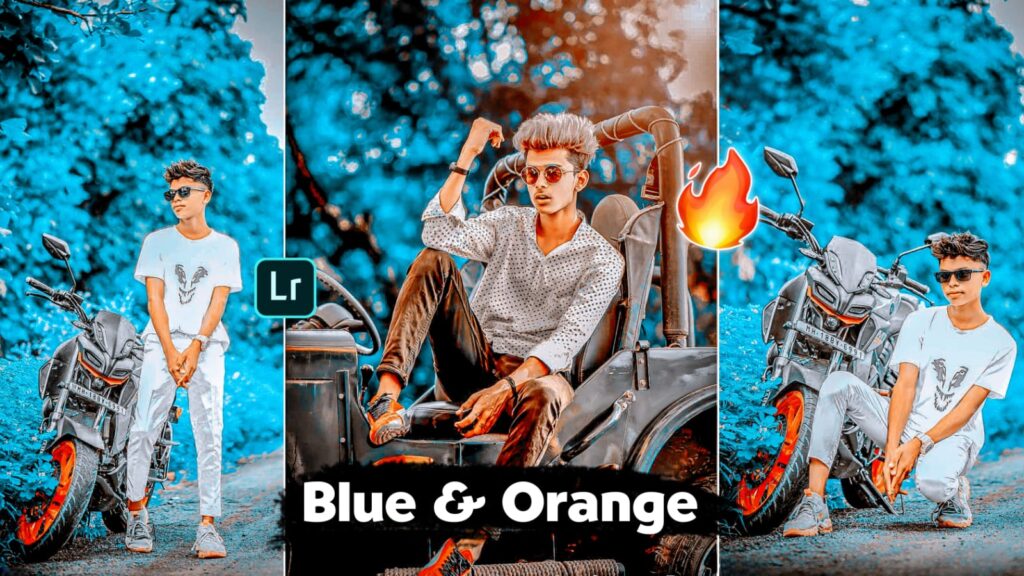 Orange and Blue Lightroom Mobile Preset Download - PABITRA EDITOGRAPHY orange and blue lightroom mobile preset