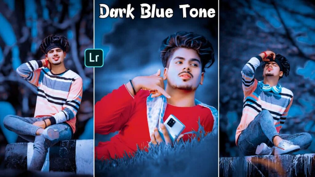 Lightroom Mobile DARK BLUE Tone Preset Download - PABITRA EDITOGRAPHY lightroom mobile dark blue tone preset