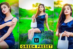 green lightroom preset