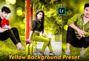 yellow background preset