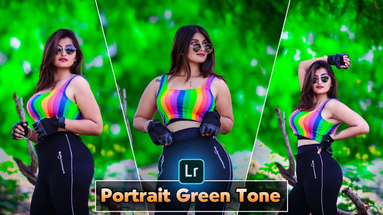 moody green preset for lightroom