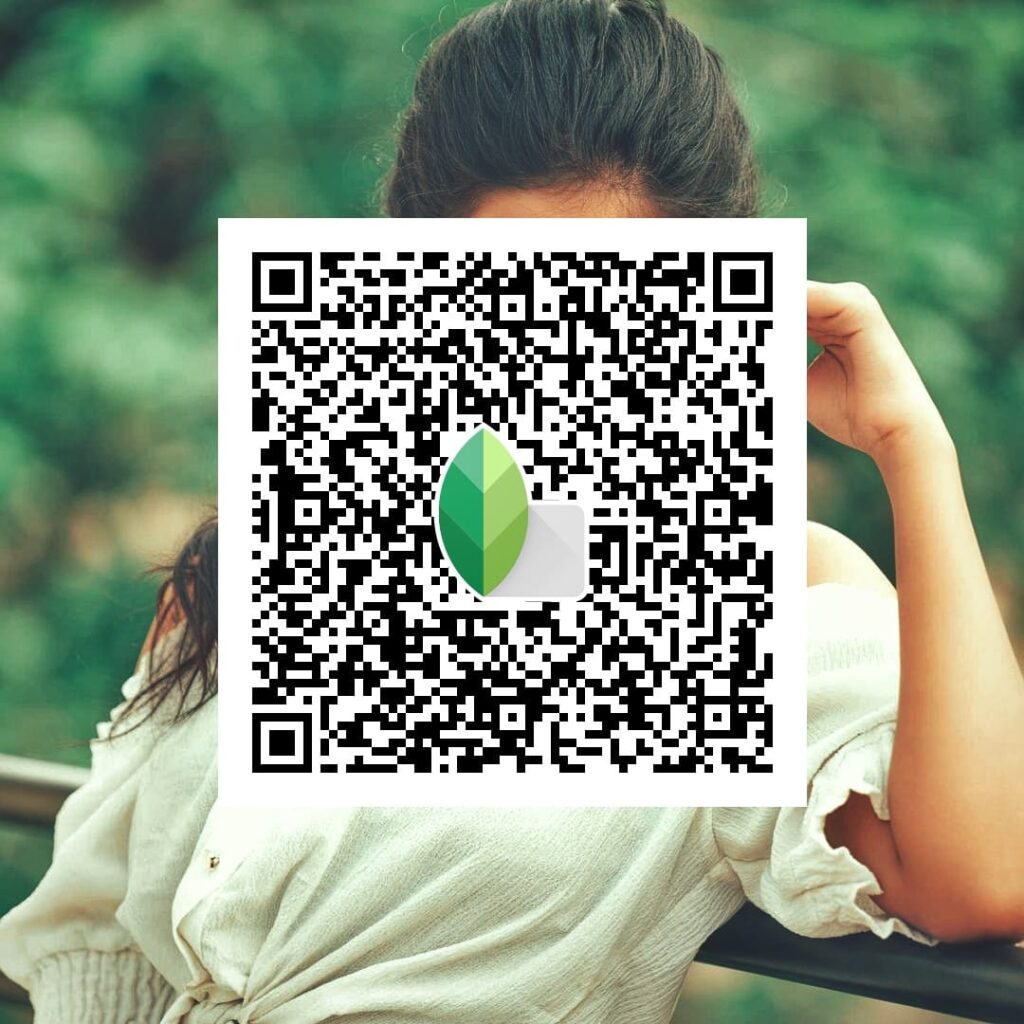 snapseed qr code preset